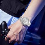 Gosasa Rose Gold Crystal Diamond Quartz Watch