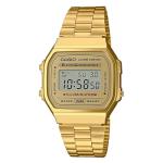 Casio Vintage Gold Digital Dial Stainless Steel Watch