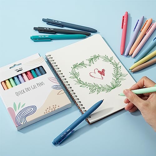 Mr. Pen 12-Pack Retractable Gel Pens, 0.7mm