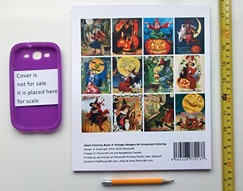 Halloween Grayscale Adult Coloring Book – 24 Pages