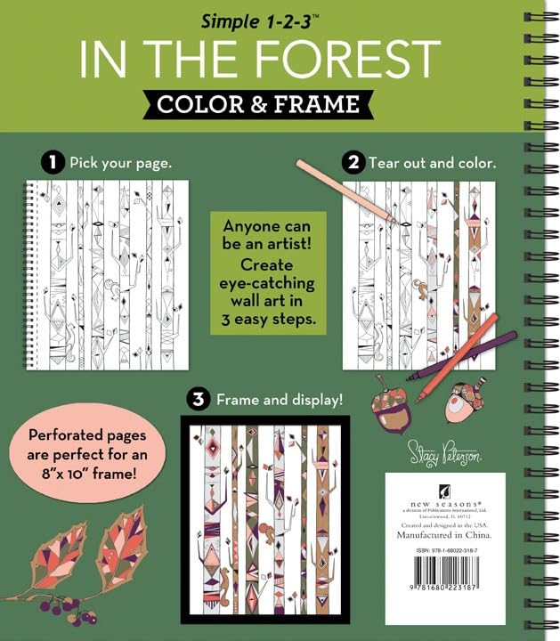In the Forest Adult Coloring Book