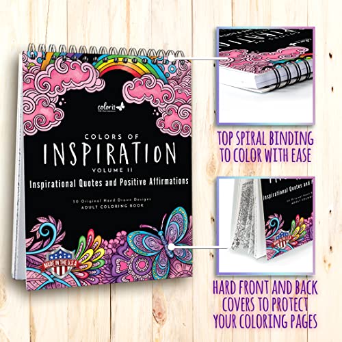 ColorIt Colors of Inspiration Volume II Coloring Book