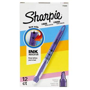 Sharpie Purple Liquid Highlighters - Box of 12
