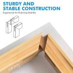 14-Piece Blank Canvas Set for Artists