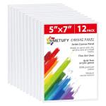 12 Pack Small Blank Canvas Panels for Kids