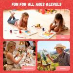 12 Pack 8x10 Gesso Primed Canvas Panels