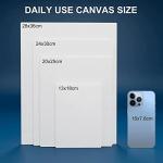 8x10 Inch Canvas Boards for Painting - 12-Pack