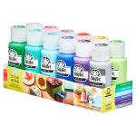 Vibrant 12-Piece Festival Acrylic Paint Set