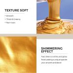 Metallic Gold Acrylic Paint for Art Projects