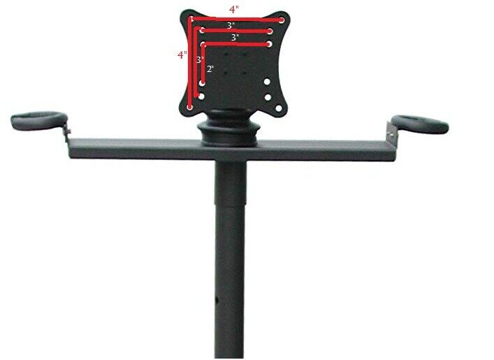 Audio2000'S AST420Y Karaoke Stand with Tripod Legs