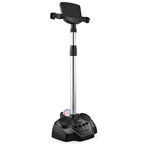 Bluetooth Karaoke Stand with Adjustable Height and Microphone