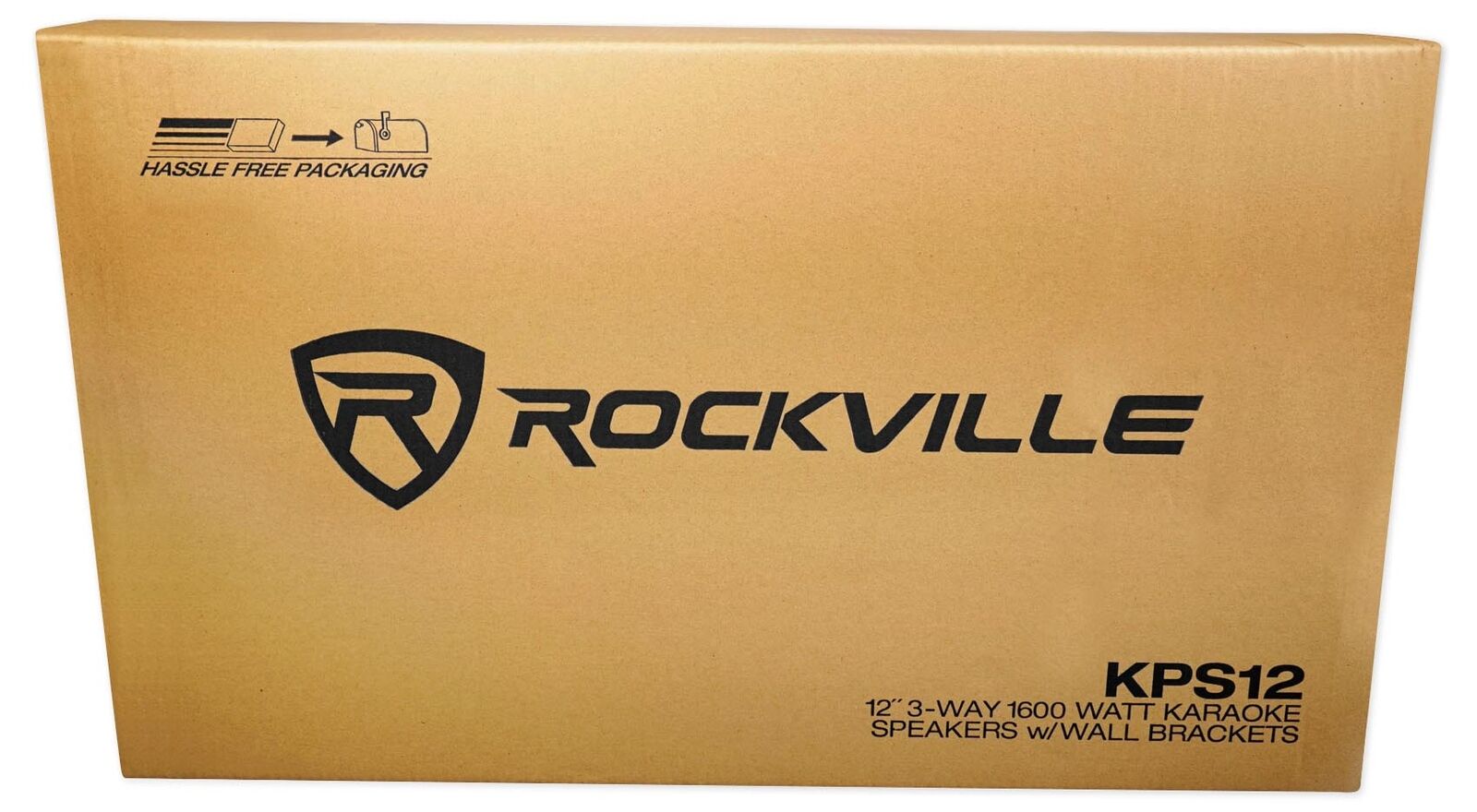 Rockville KPS12 Karaoke Speakers with Mixer and Mics