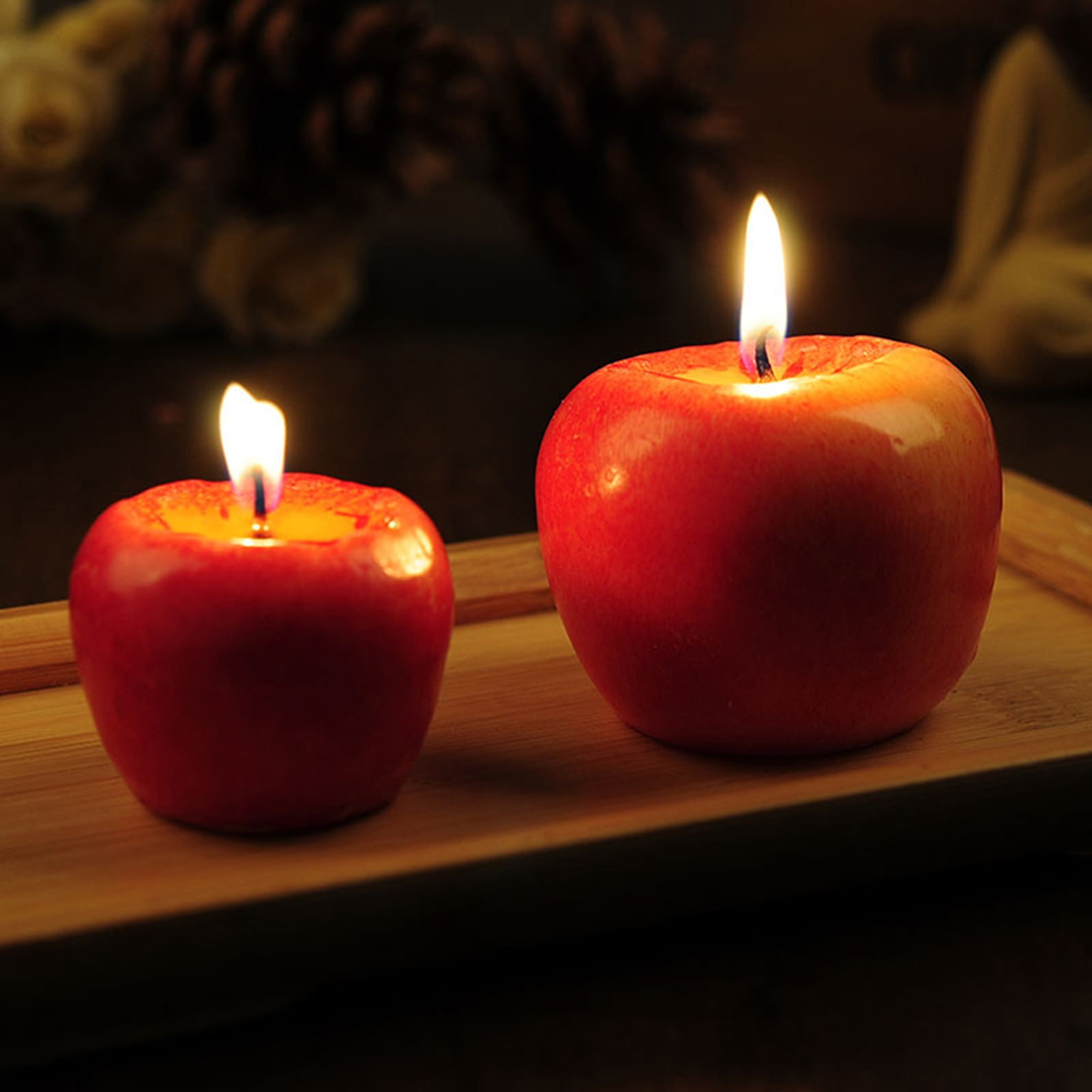Eco-Friendly Fruit Candle for Air Purification