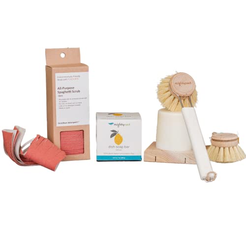 Zero Waste Dishwashing Set with Silicone Brush