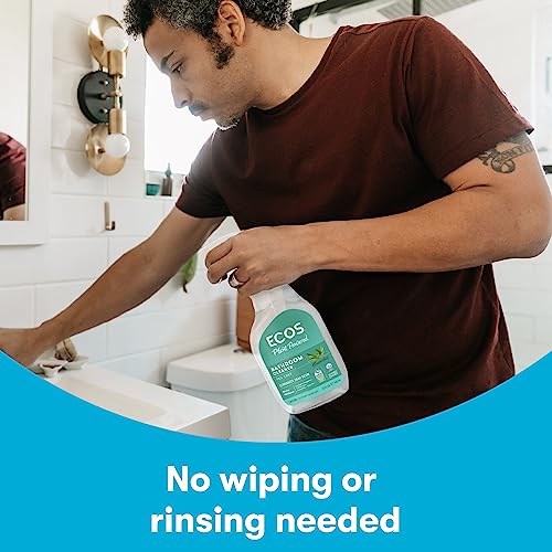 Natural Bathroom Cleaner Spray - No Scrub Needed