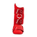 EvoShield Pro-SRZ 2.0 Batter's Leg Guard - Scarlet, Right Hand Hitter
