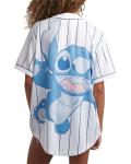 Disney Womens Baseball Jersey - Mickey Mouse Lightning McQueen Marie, Lilo and Stitch Womens Baseball Shirt, Size Medium, Lilo & Stitch