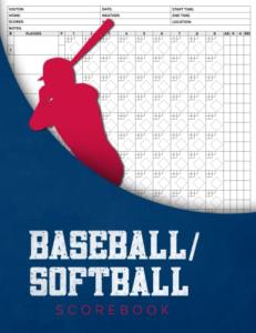 Baseball/Softball Scorebook: Baseball/Softball Score Keeping Book | Baseball Scorebook | Softball Scorekeeper Boook | Baseball Stat Book | Large Print - (8.5" x 11" Inches)