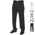 Rawlings | YBP31SR Baseball Pants | Semi-Relaxed Fit | Black | Youth Large