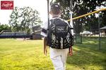 Rawlings | SAVAGE Backpack Equipment Bag | T-Ball / Baseball / Softball | Black
