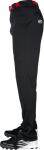 Rawlings | YBP31SR Baseball Pants | Semi-Relaxed Fit | Black | Youth Large