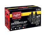 Rawlings | RENEGADE 2.0 Catcher's Set | Baseball | NOCSAE Certified | Youth Ages 12 and Under | Navy/Silver