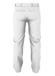 Alleson Athletic Men's Crush Premier Braided Baseball Pant, White/Black, Medium