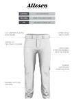Alleson Athletic Men's Crush Premier Braided Baseball Pant, White/Black, Medium