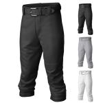 Easton | PRO+ Pull Up Baseball Pant | Youth | Full Length | Elastic Bottom | Youth Black Y M