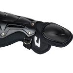 Champro Optimus MVP Single Knee Baseball Catcher’s Leg Guards, 13.5" Shin Length, Black, Model Number: CG107B