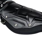Champro Optimus MVP Single Knee Baseball Catcher’s Leg Guards, 13.5" Shin Length, Black, Model Number: CG107B