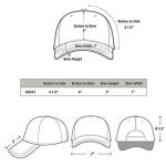 Gelante Adult Plain Baseball Cap Hat Classic Adjustable Size for All Seasons. 20-001-Black-1PC