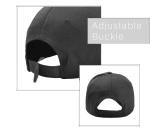 Gelante Adult Plain Baseball Cap Hat Classic Adjustable Size for All Seasons. 20-001-Black-1PC