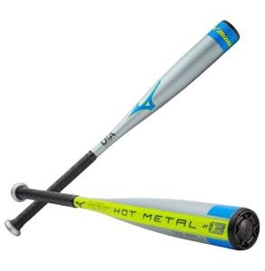 Mizuno HOT METAL - T-Ball USA Baseball Bat (-13), 24 in/11 oz., 2 1/4 barrel