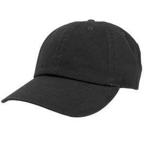 Gelante Baseball Caps Dad Hats 100% Cotton Polo Style Plain Blank Adjustable Size. 1801-Black-1PC