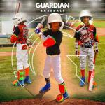 Guardian Baseball Leg Guard Youth and Adult | Right & Left Handed Hitters | Baseball Shin Guards Batting | Ankle Guard | Adjustable | Lightweight Flexible - Adult, Columbia Blue
