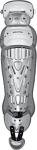 Rawlings | VELO Catcher's Leg Gaurds | Baseball | Adult 16.5" | White/Silver