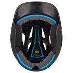 CHAMPRO HX Legend Plus Performance Baseball Batting Helmet with Removeable Jaw Guard in Two-Tone Color Matte Finish, HXM2BJ, Black, White, Junior Medium