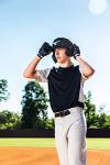 Mizuno B6 Adult Baseball Batting Helmet, Black, Small/Medium