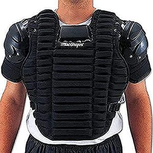 Macgregor Umpire's Inside Chest Protector , Black, 18.8 x 10 x 7