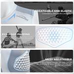 COOLOMG Youth Baseball Padded Shirt Kids Chest Protector Rib Heart Guard Sternum Protection for Football Softball Lacrosse Rugby White M