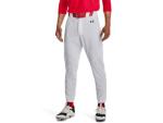 Under Armour Men's Utility Baseball Pant Closed 22, (100) White / / Black, Small