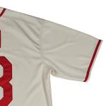 jimmy dugan 43 City of Rockford Peaches A League of Their Own Movie Men's Baseball Jersey Stitched Size XXL Cream