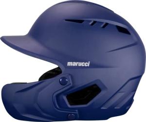 Marucci DuraVent Batting Helmet, NOCSAE Certified, Navy Blue, Senior