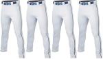 Easton | RIVAL+ Piped Baseball Pant | White/Navy | Youth | Large