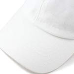 The Hat Depot Women Men Blank Washed Low Profile Cotton and Denim Baseball Cap Hat (White)