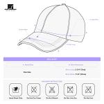 The Hat Depot Women Men Blank Washed Low Profile Cotton and Denim Baseball Cap Hat (White)