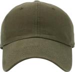 KB-LOW OLV Classic Cotton Dad Hat Adjustable Plain Cap. Polo Style Low Profile (Unstructured) (Classic) Olive Adjustable