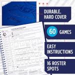 Murray Sporting Goods Premium Baseball Softball Scorebook - 60 Games | Stats Score Keeper Book for Adult & Youth Baseball/Softball