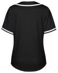 Baseball Jersey Women Shirt Button Down Blank Softball Jersey Short Sleeve Hip Hop Active Hipster Shirts